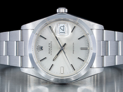 Rolex Oysterdate Precision 34 Argento Oyster 6694 Silver Lining